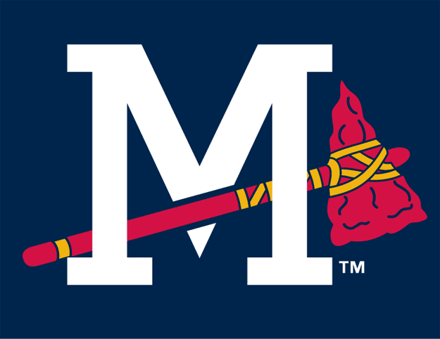 Mississippi Braves 2005-Pres Cap Logo vinyl decal